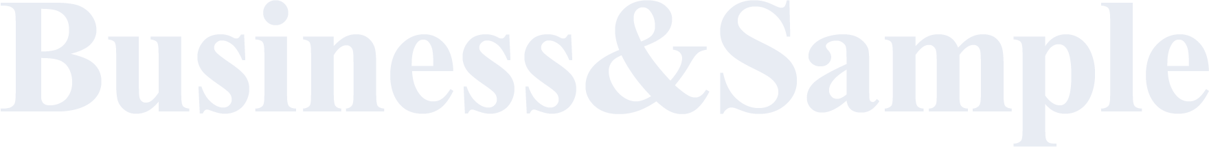 Business＆Sample